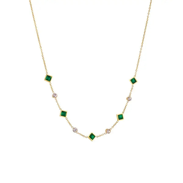 Amelisse Glenwyn Emerald Necklace