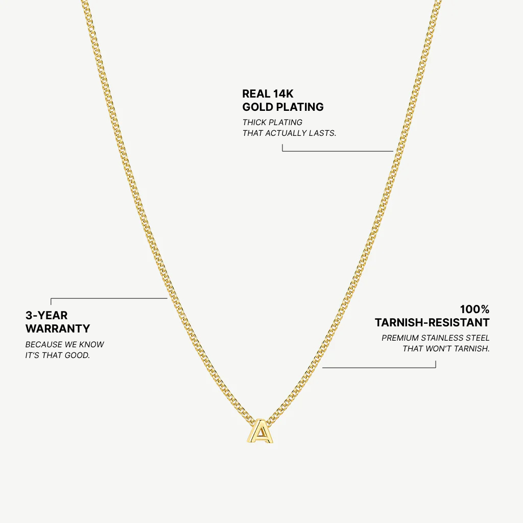 Mini Alphabet Necklace