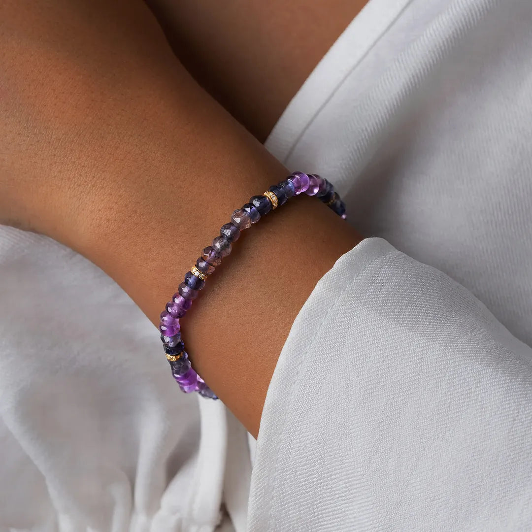Insightful Balance Amethyst & Iolite Bracelet