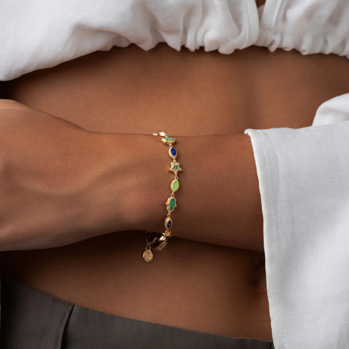 Sunlit Wishes Multi-Symbol Bracelet