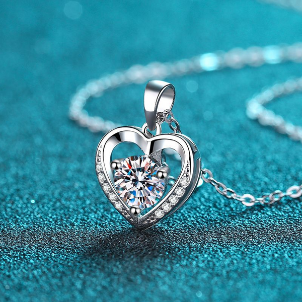 Zircon Heart Necklace
