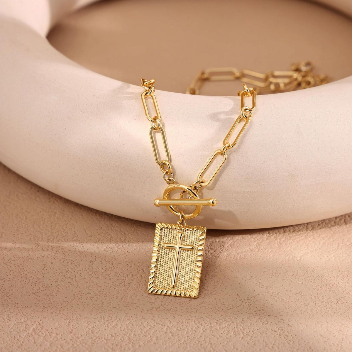 Charm Cross Necklace