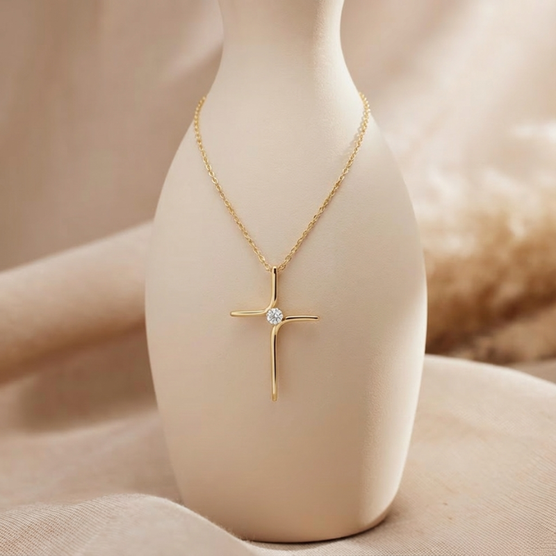 Core Cross Necklace