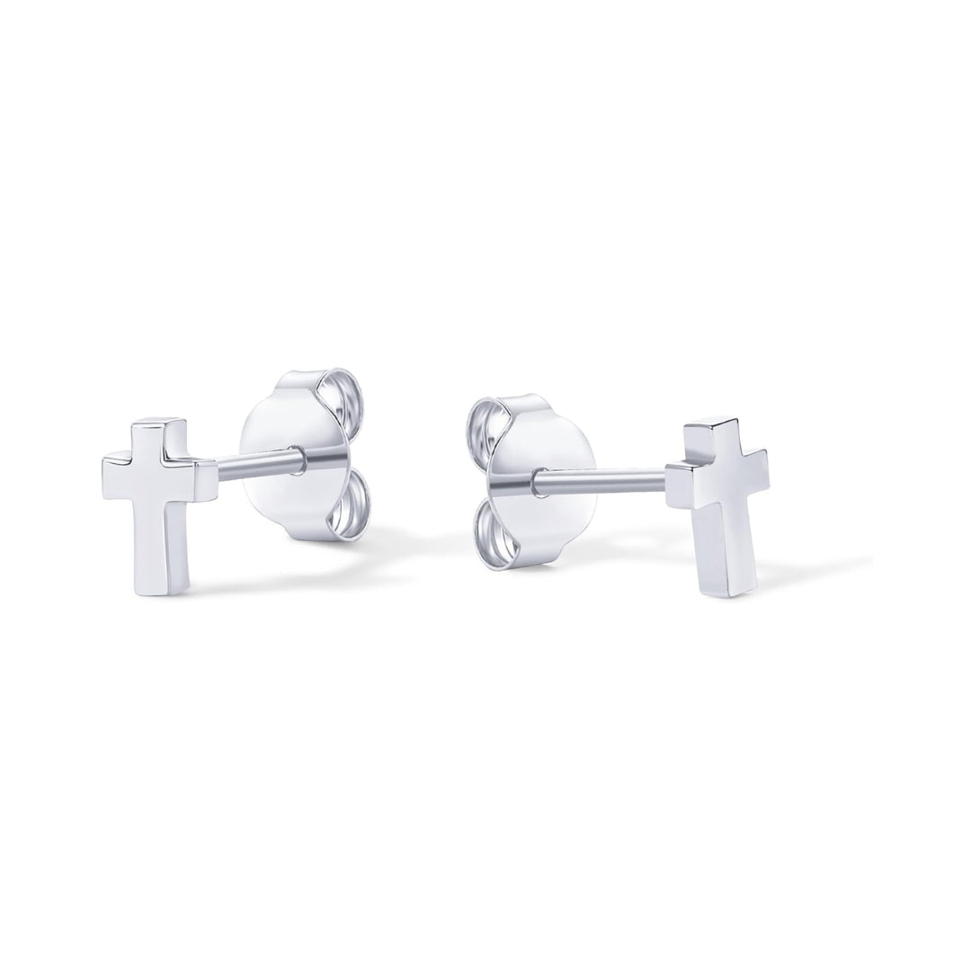 Slat Cross Earrings