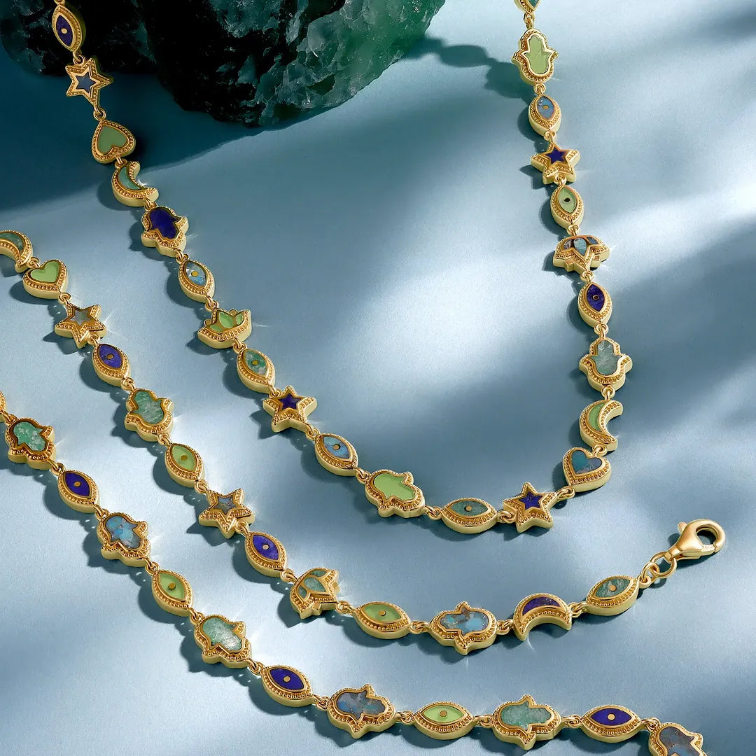 Sunlit Wishes Multi-Symbol Bracelet