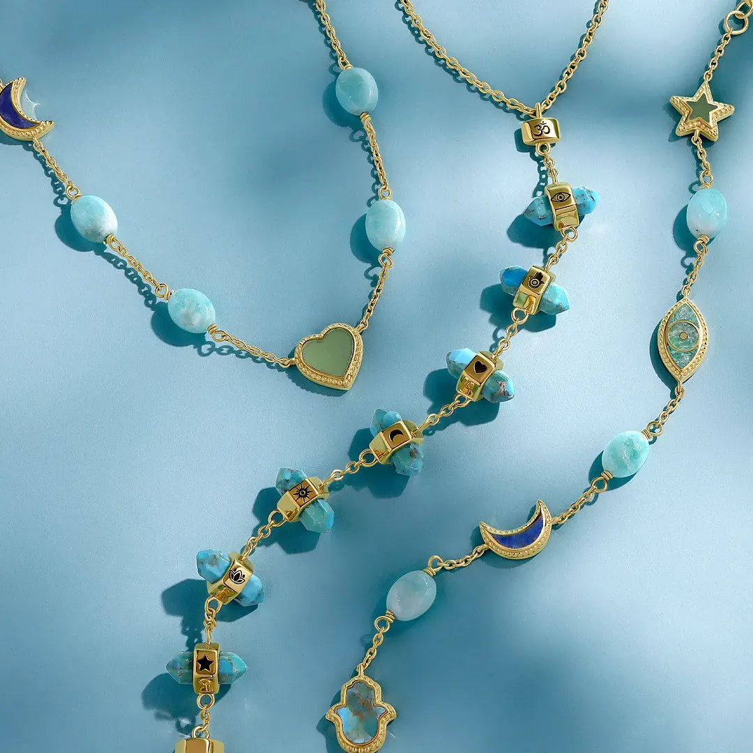 Celestial Guidance Multi-Stone Necklace