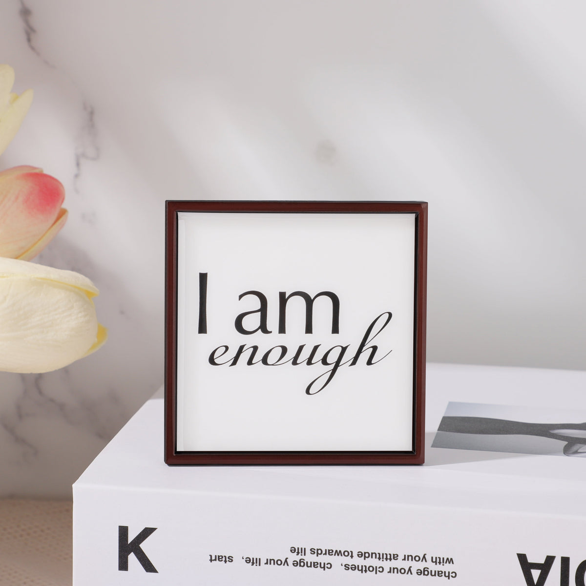 I Am Enough Plaque