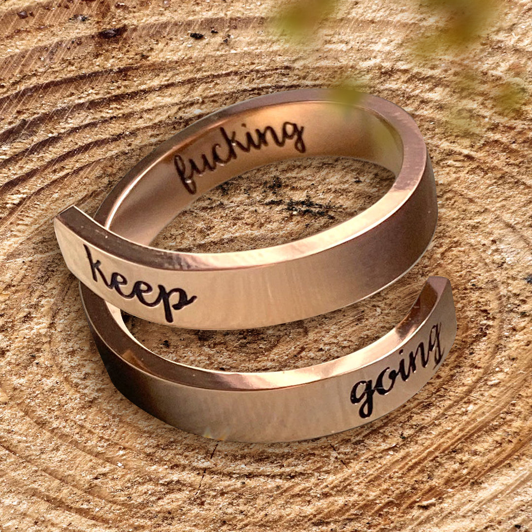 Keep Going Twist Ring