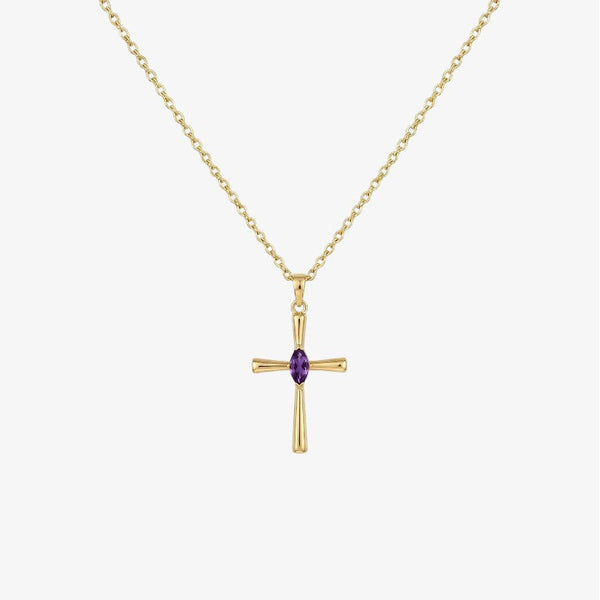 Birthstone Faith Necklace