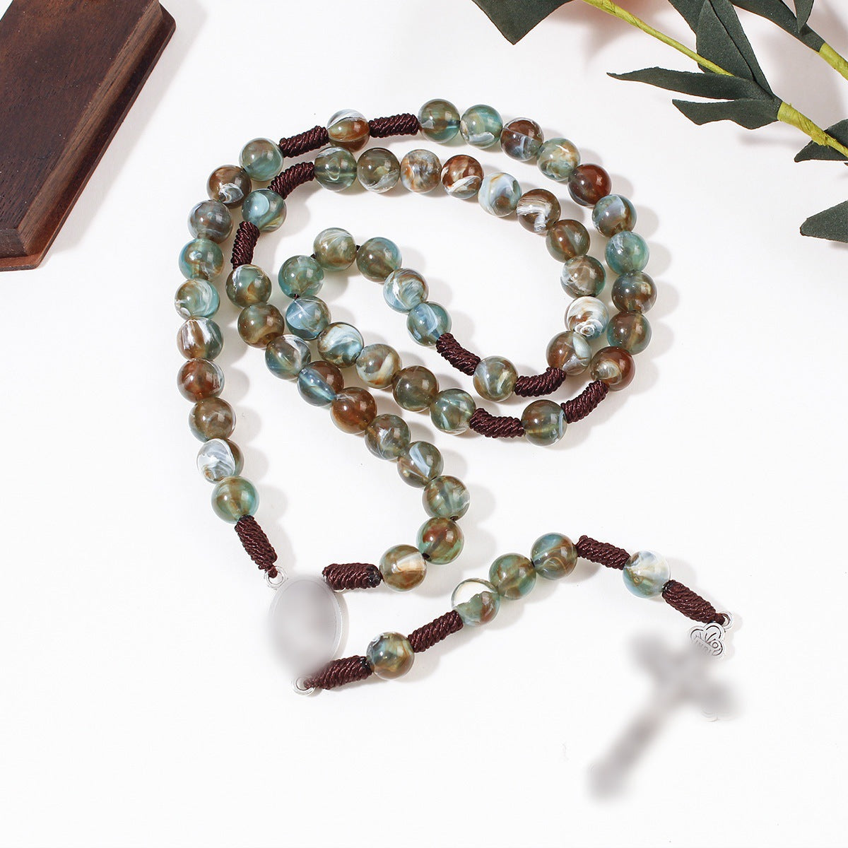 St. Christopher Medal Multicolor Rosary