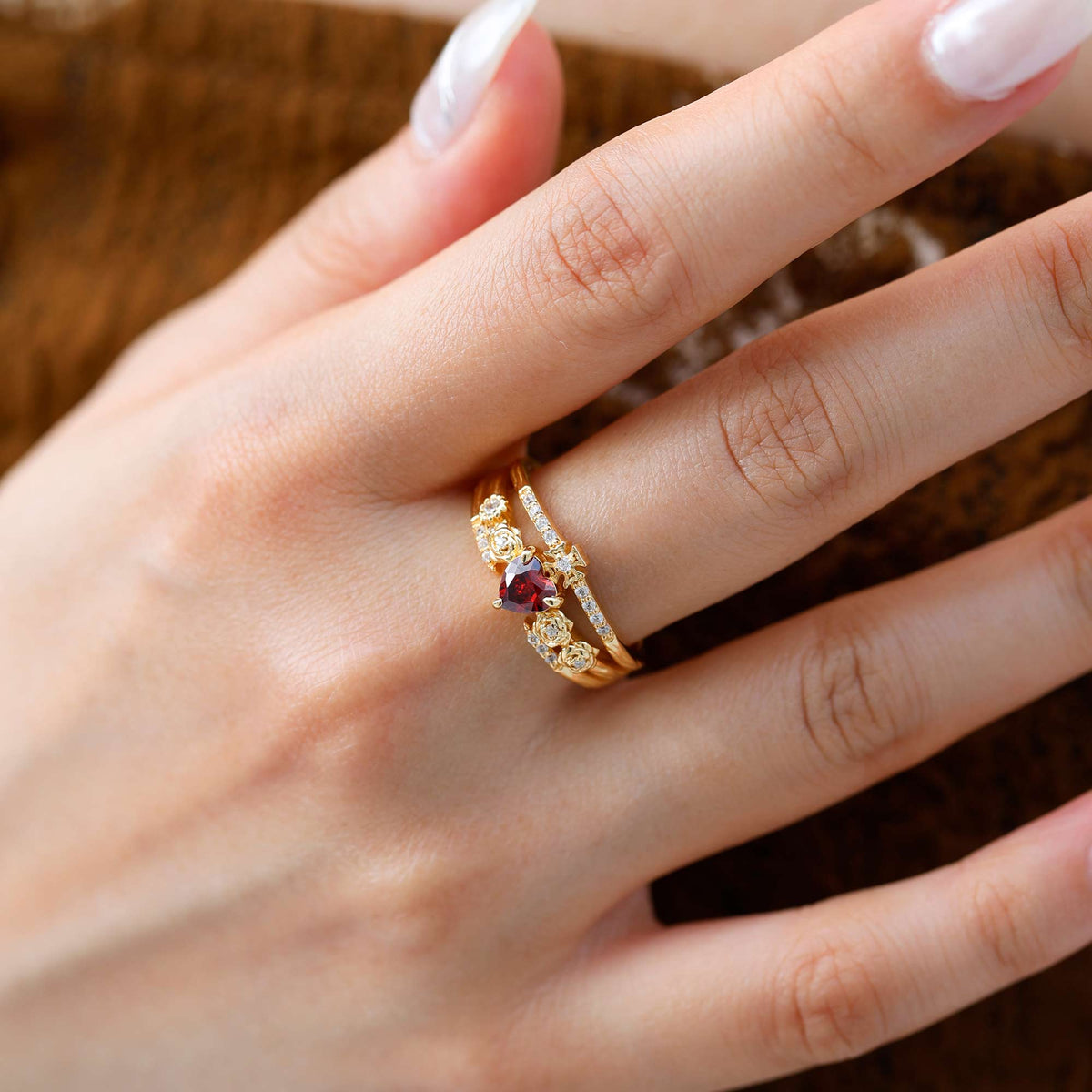 Sacred Heart Bloom Ring