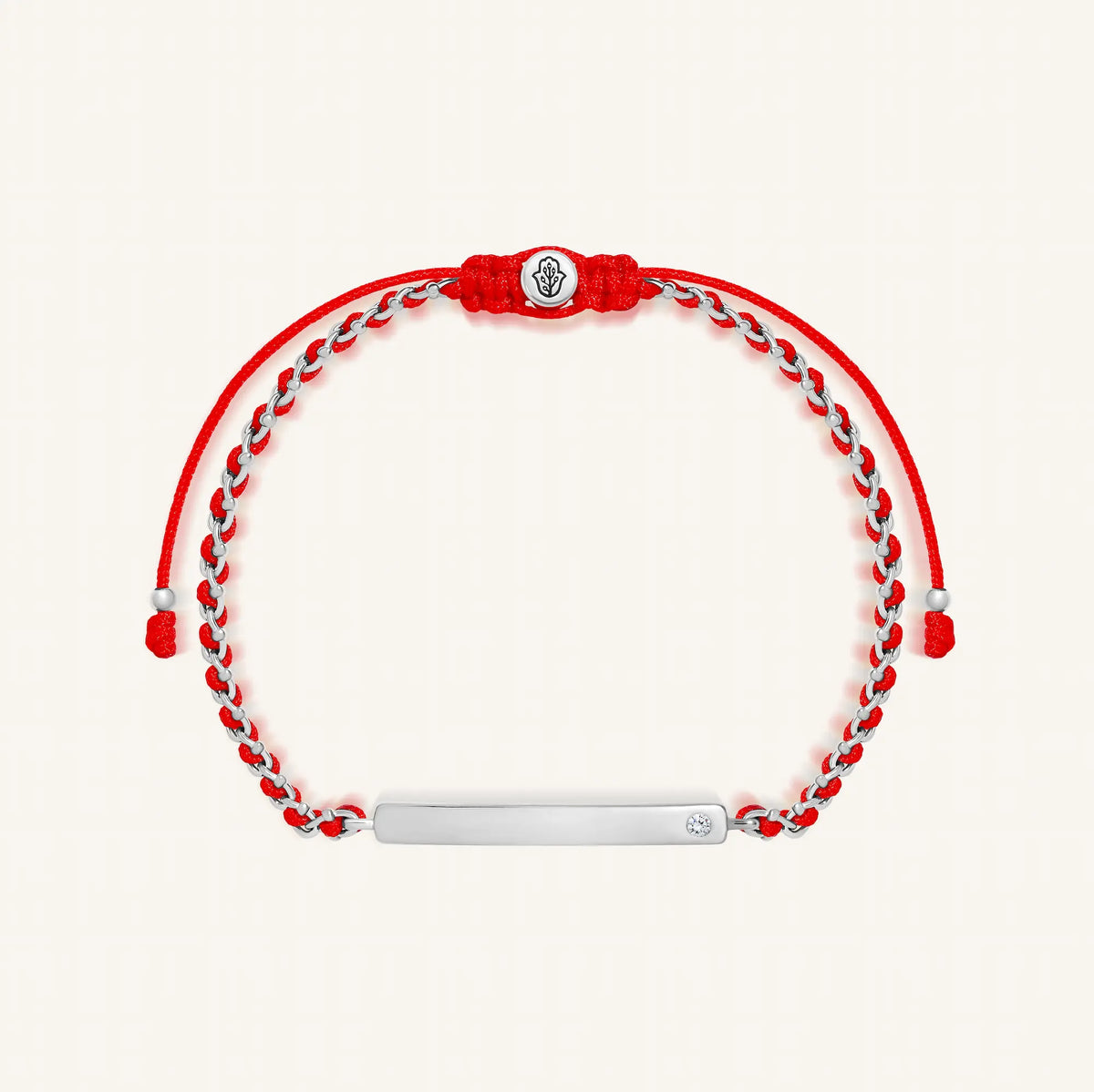 Personalized Intentions Red String Engravable Bracelet