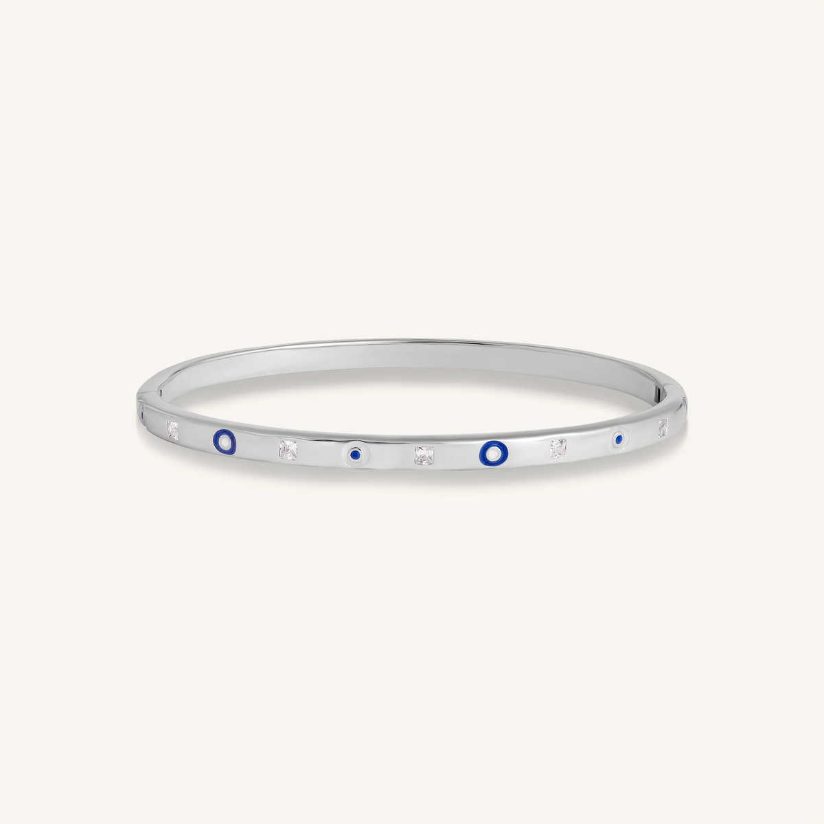 Watchful Light Evil Eye Bangle Bracelet