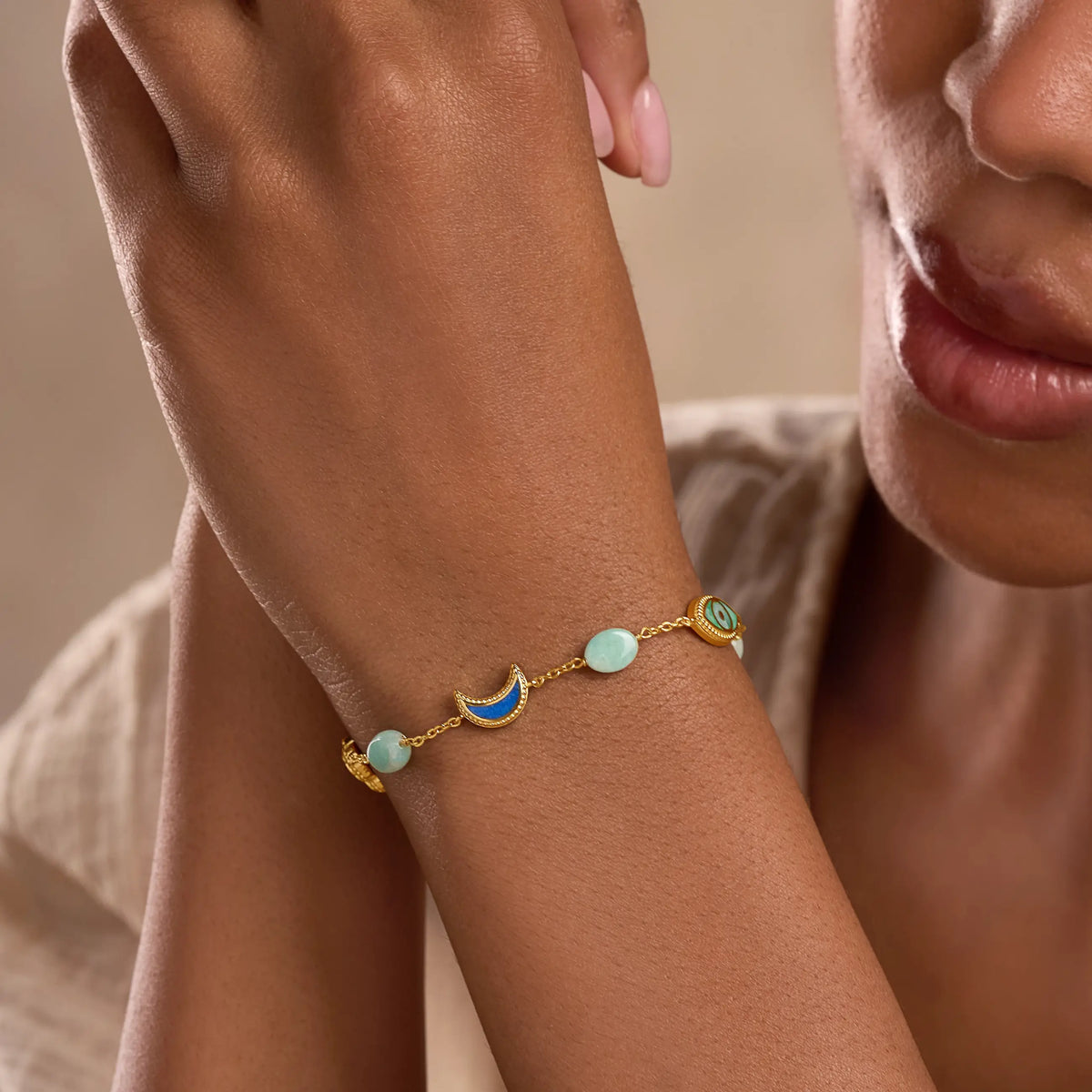 Summer Serenity Multi-Stone Bracelet