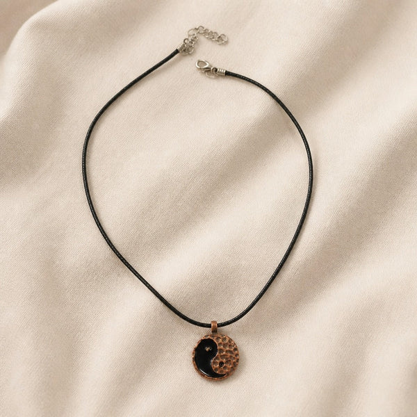 Yin Yang Charm Pendant Necklace