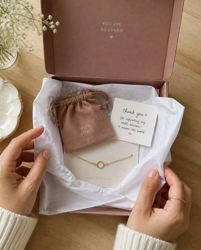 Margaret & Eleanor jewellery packaging
