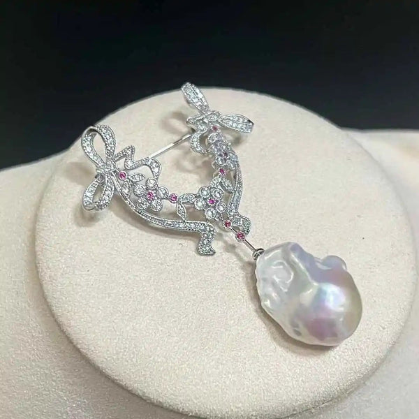 Baroque Bow Brooch