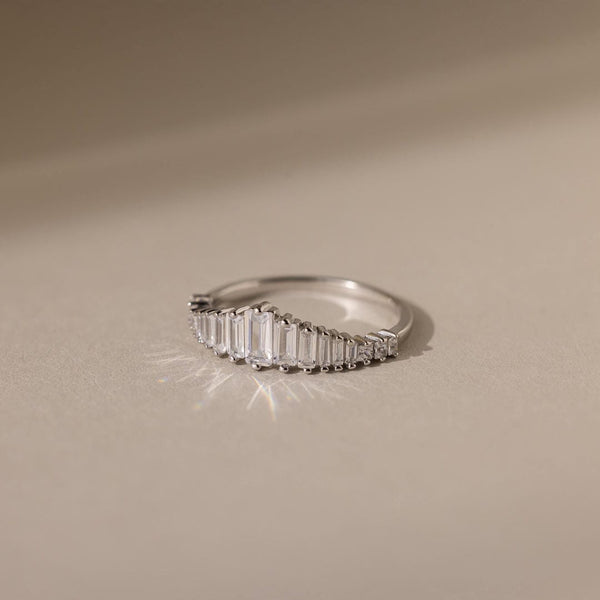 Baguette Stone Minimalist Ring