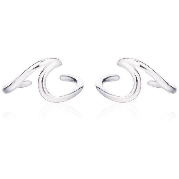 Azure Wave Ear Cuff
