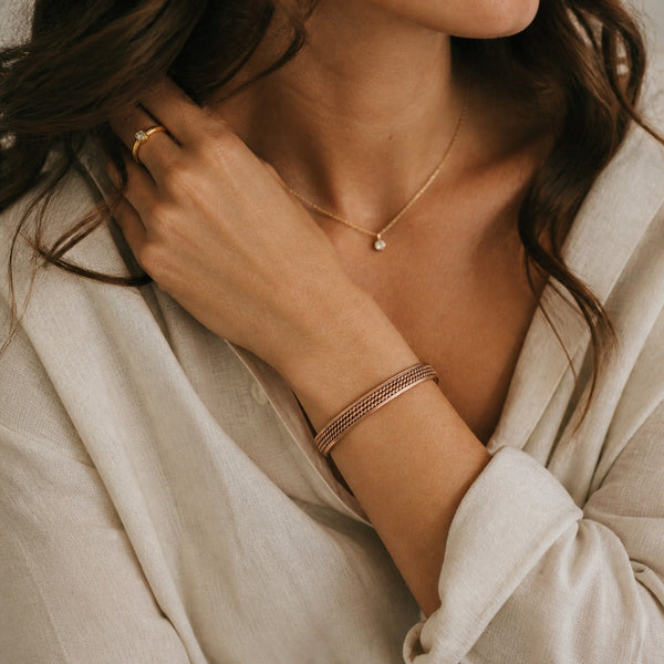 Azure Wave Copper Bracelet