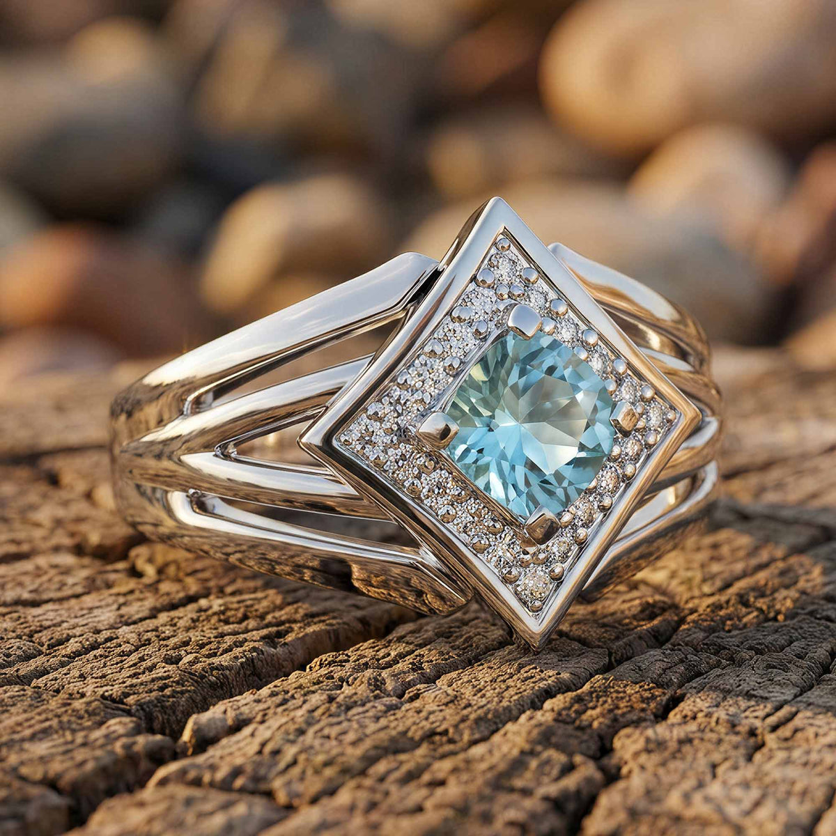 Soulful Waters Ring - Aquamarine